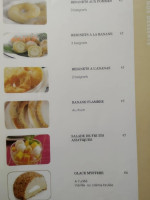 Tapas Thai menu