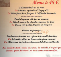 Auberge du Tourlourou menu