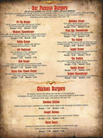 Creekside Gas Grill menu
