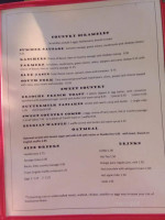 Dayville Cafe menu