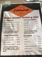 El Camino Cafe menu