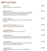 Milane menu