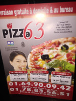 Pizza C63 menu