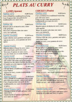 Punjabi Dhaba menu