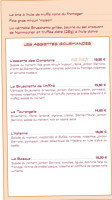L'Affiné Bar à Fromages menu