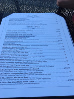 Clemson Wine menu