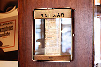Brasserie Balzar menu