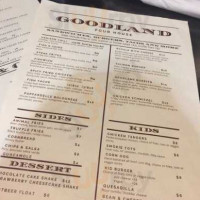 Goodland Pour House food