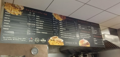 Aslan Kebab menu