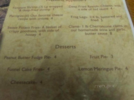 Riverstone Lounge And Grill menu