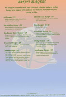 Paradise Pub menu