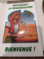 La Couscoussiere menu