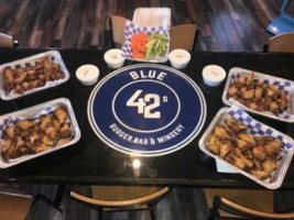 Blue 42’s Burger And Wingery food
