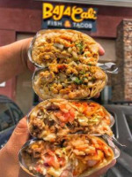 Baja Cali Fish Tacos food
