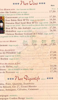 L'auberge Du Maroc menu