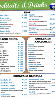 Bowling Olympia menu