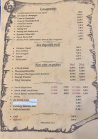 Chez Clovis menu