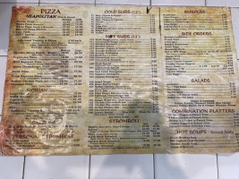 Alfie's Pizzeria menu