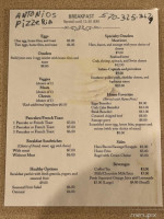 Antonio's Pizzeria And Italian menu