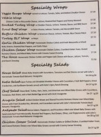 The Stone Pony Delicatessen Catering Co. menu