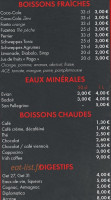 La Brasserie D'alice menu