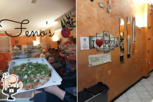 Feno's Pizza Farinata food