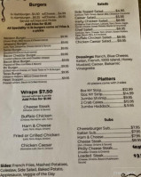 Bainbridge Inn menu