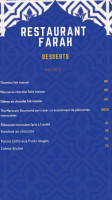 Farah menu