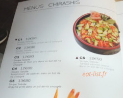 Sushi Hikari menu
