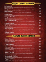 Pabla Curry House menu