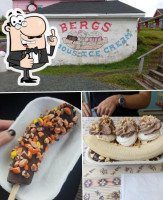 Berg's Famous Ice Cream outside