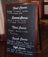 Spread Eagle Tavern menu