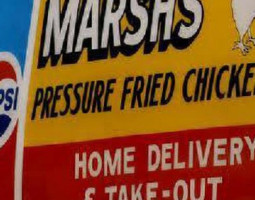 Marsh's Snack menu