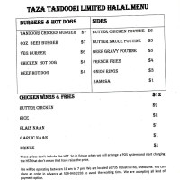 Taza Tandoori food