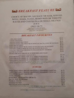 Dfr Sports Eatery menu