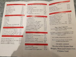 Falher Restaurant Ltd menu