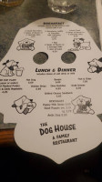Dog House Restaurant and Take Out menu