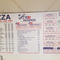 Perry's 2 For 1 Pizza Pasta menu