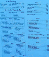 High River Inn Restaurant menu