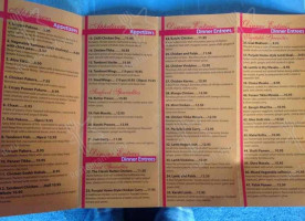 Sakoon Indian Cuisine Ltd menu
