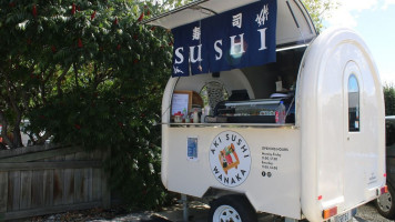Aki Sushi Food Truck outside