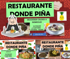 Donde Piña food