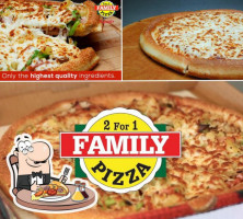 2 For 1 Family Pizza food