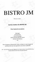 Bistro Jm menu