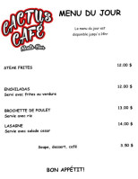 Cactus Café El Piquante menu