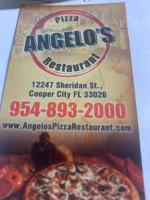 Angelo's Pizza food