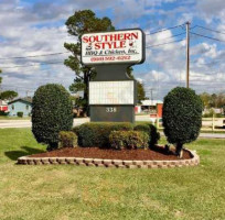 Southern Style Barbecue Fried Chicken outside