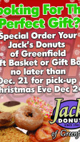 Jack's Donuts Of Greenfield food