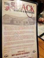 The Shack Seafood Oyster menu