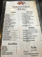 Jonathon's Oak Cliff menu